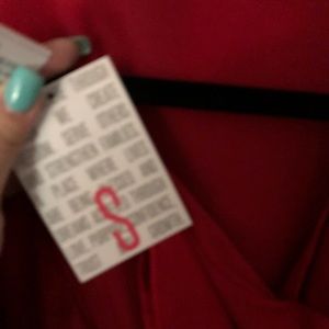 LuLaRoe Swim - Lularoe red Shirley velvet like material Bnwt s LuLaRoe Swim - Lularoe red Shirley velvet like material Bnwt s